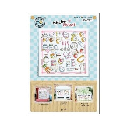 Top MM Mouse avatar Counted Cross Stitch Kit Cross stitch RS cotton with cross stitch SODA 3127 Kitchen Goods