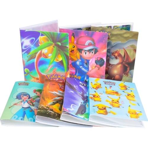 NEW 240Pcs Holder Collections Pokemon Cards File Album Book Top Loaded List Trading Card Game Toys Children Birthday Gift
