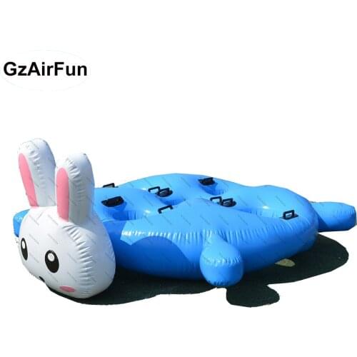 Newly designed interactive inflatable sports racing game for team building ex factory price