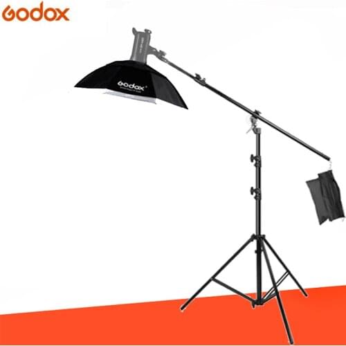 Godox 120 cm 47 inch octagonal softbox, 1.9 cm light stand with Boom arm for flash studio photography