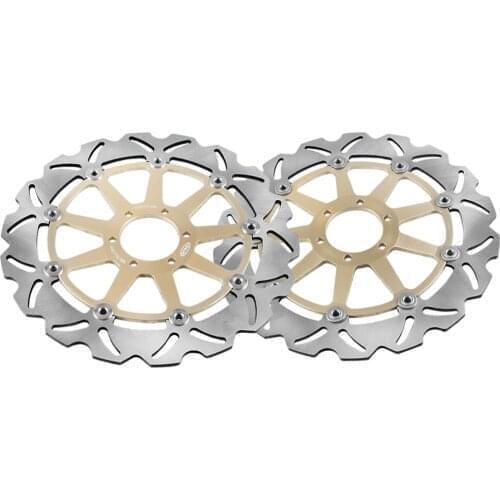 2PCS Motorcycle Front Brake Disc Rotors Universal For Ducati Laverda Moto For Guzzi For Yamaha For Aprila For BMW