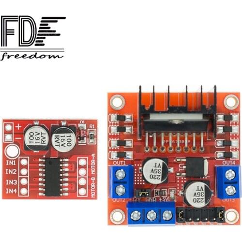 10PCS L298N driver board module stepper motor NEW smart car robot breadboard peltier High Power DC Motor Driver for arduino