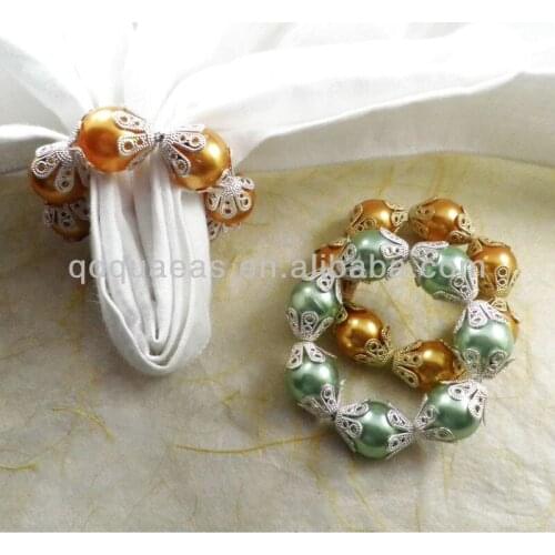 Aliexpress sold beaded wedding napkin ring