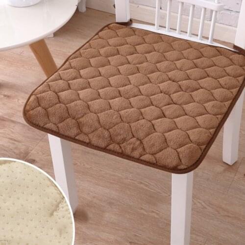 Cute Mini 30*30cm Chair Cushion Seat Mat For Kindergarten Child All Seasons Brushed Chair Cushions Pad Non Slip Sofa Mat Pad