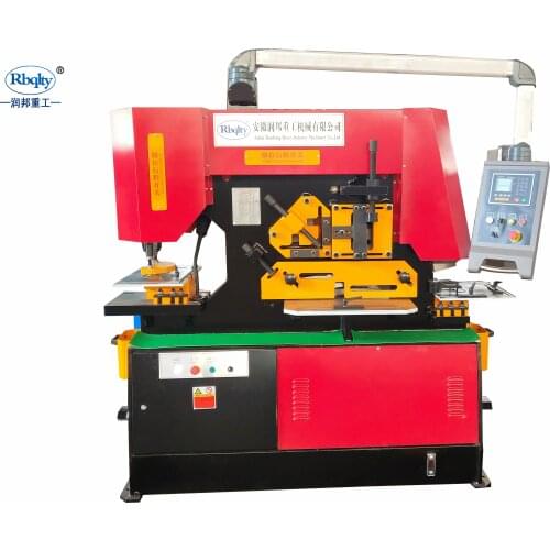 160 ton ironworker machine with plate thickness 30 mm carbon steel