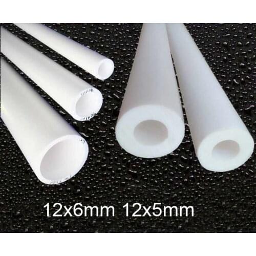 12x6mm 12x5mm 12mm od 5mm 6mm PTFE pipe F4 tube ptfe hose straight drivepipe tetrafluorohydrazine rigid hard tube run pipe