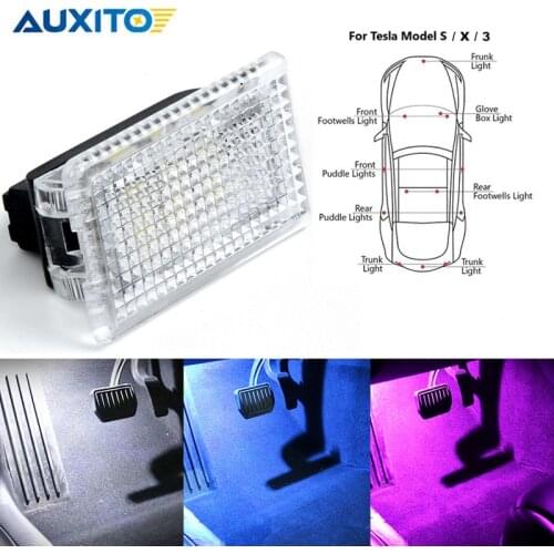 Universal Upgrade LED Interior Light Bulbs For Tesla Model 3 Model Y Model S Model X Replacement Indoor Trunk Light LED Light