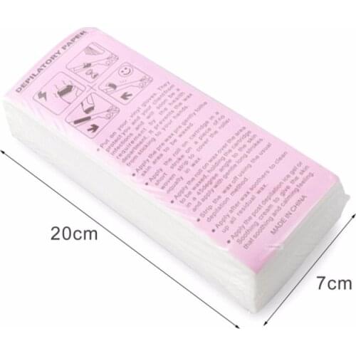 100pcs Wax Strip Hair Removal paper Non-woven Fabric Depilatory Beauty Tools For Leg hand arm body use