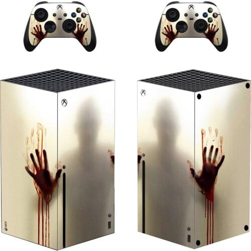 The Walking Dead Protector Skin Sticker Cover for Xbox Series X Console Skin Sticker Decal Vinyl