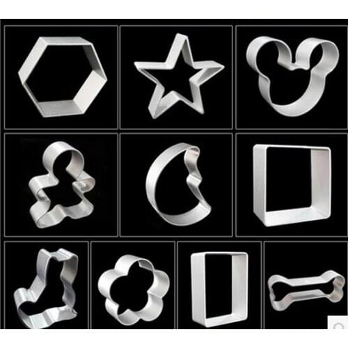 10pcs/lot Kitchen Baking Mold Fondant Party Decor Water Droplet/Rose Petal Cookie Cake Cutters Biscuit Pastry Mould Cute JJ 0866