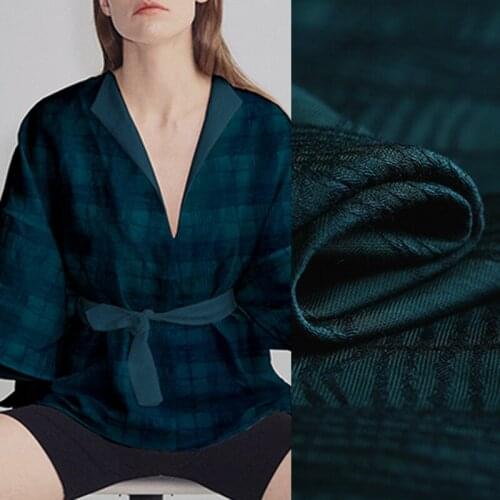 145CM Wide 175G/M Peacock Cotton & Polyester Pants Dress Shirt Blouse Jacket Fabric E1092