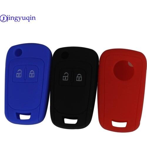 2 Button Silicone Car Remote Key Fob Shell Cover Case For Opel Astra J Corsa D Zafira C Mokka Insignia Cascada Karl Adam Meriva