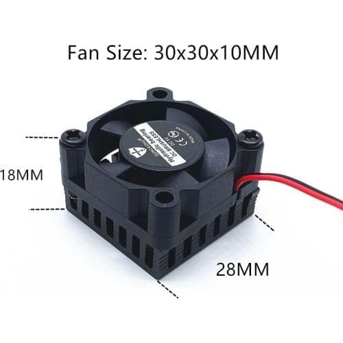 5PCS 30mm 30*30*10mm Cooling Fan DC 5V 12V 24V 2P 2pin 3010 BGA fan Graphics Card Fan with Heat sink Cooler 2wire