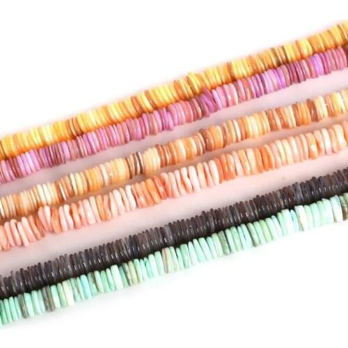 9mm Fashion Freeform Natural Sea Shell Chip Spacer Beads for DIY Necklace Jewelry Craft Makings String Beaded Bracelet Choker