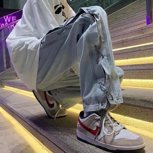 BAOLUO Mens Autumn Jeans