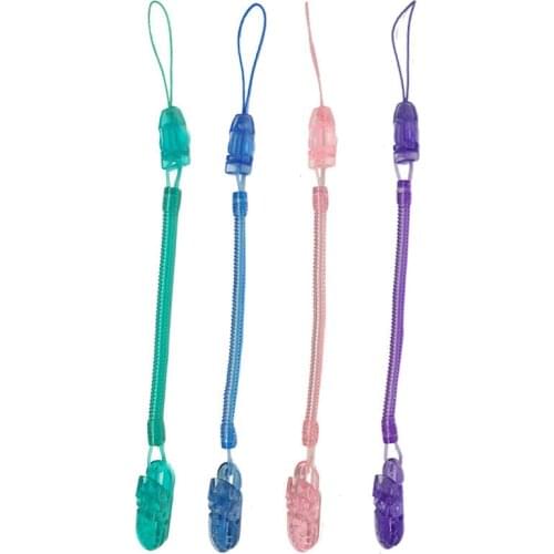 Spring Soother Nipple Clip Chain Baby Infant Toddler Dummy Pacifier Holder Strap