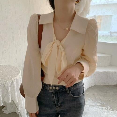 HNFWEC Blouses With Bow