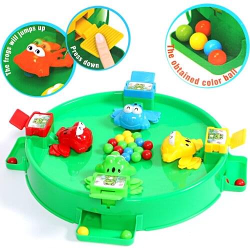 Parent-child Interaction Toys Feeding Frog Hungry frosgs Swallow Beads funny desktop game,educational puzzle game gift for kid