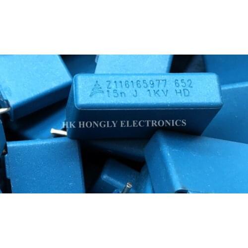 20PCS B32652 652 15n 22n 33n U1 J 1KV J=5% 1000V 153J 223J 333J 104J 0.015UF 0.022UF 0.033UF 0.1UF P=15mm MET FILM CAPACITOR