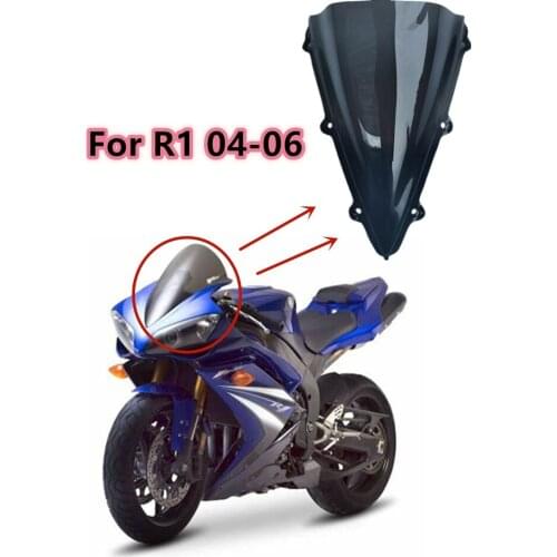 For YAMAHA YZF1000 R1 YZF-R1 2004 2005 2006 04-06 High Quality Motorcycle Windshield durable Accessories Bubble Windscreen