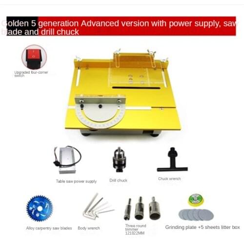 Multifunctional 885 Motor Table Saw Mini Diy Woodworking Jade Cutting Machine Mini Precision Desktop Saw Table Free Shipping
