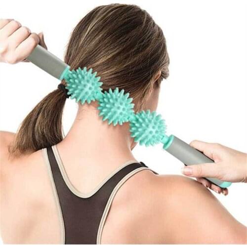 Muscle Roller ball Anti Cellulite Massager Anti-Cellulite Trigger Point Stick Body paint roller Foot Face Leg Slimming Tool Yoga