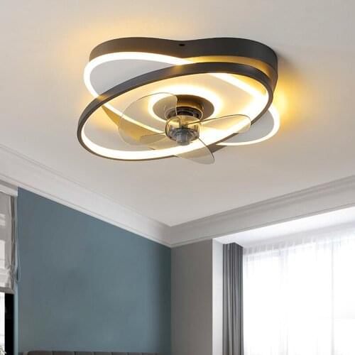 Nordic bedroom decor led lights for room ceiling fan light lamp restaurant dining room ceiling fans with lights remote control