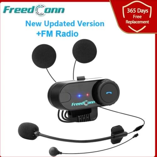 Updated Version! Original FreedConn T-COM VB Motorcycle BT bluetooth Multi Interphone Headset helmet intercom Free Shipping