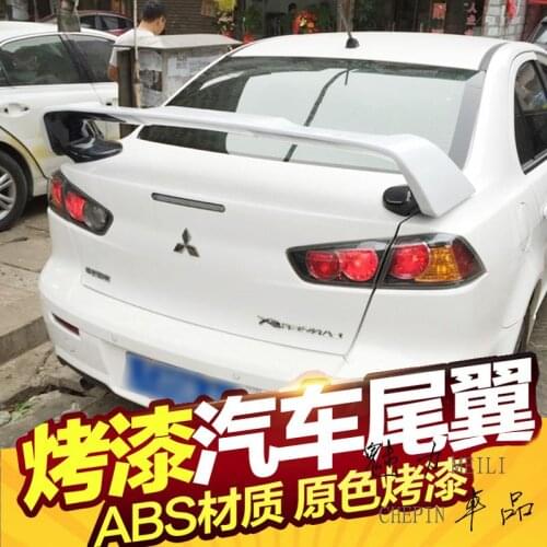 Applicable to Mitsubishi God Evo 10 Generation Fixed Wind Wing High Tail Two Color Baking Paint Sports Abs Refitting Special