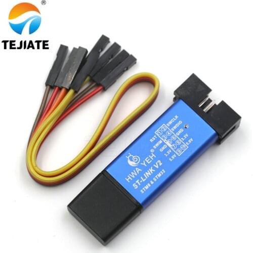 ST LINK Stlink ST-Link V2 Mini STM8 STM32 Simulator Download Programmer Programming with Cover