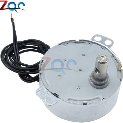 AC 220-240V /AC 12V 50/60Hz Synchronous Motor 5-6RPM Robust Torque 4W CW/CCW TYC-50