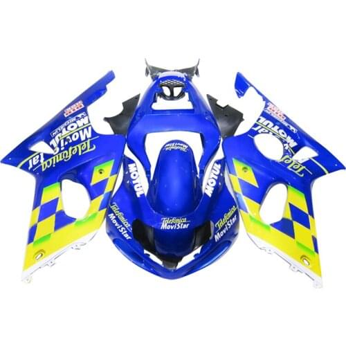 Brand New Fairings for SUZUKI GSXR1000 2000 2001 2002 Yellow Blue Black Fairing kit GSXR 1000 00 01 02 DL913
