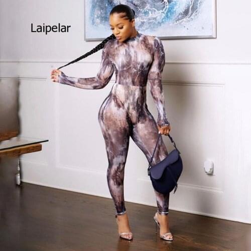 2021 Long Sleeve Vintage Print Bodysuit Leggings 2 Piece Set Autumn Winter Women Fashion Streetwear