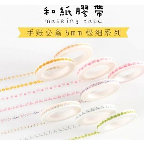 1pcs Japanese no trace Shouzhe Shouzhe paper tape fine series