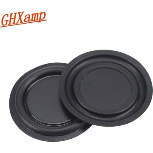 GHXAMP 2PC 2.5 INCH Rubber Bass Vibration Plate Diaphragm BASS Passive Radiator Speaker For Woofer Speaker DIY 67MM