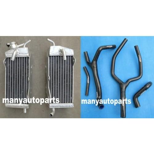 Aluminum Radiator +hose FOR Yamaha YZ125K YZ125L 1983 83 2-STROKE new