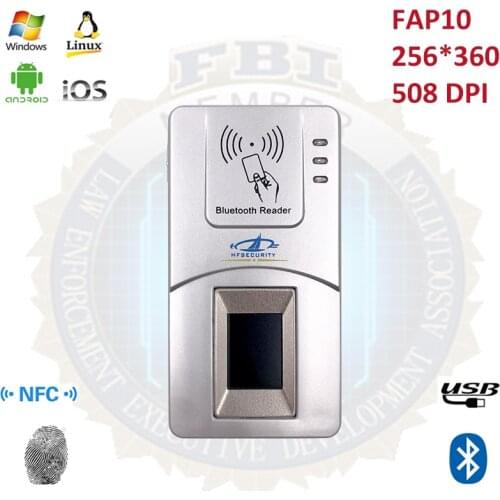 Bio Large Sensor Bluetooth Fingerprint Reader for IOS Windows Andorid Linux NFC Card Reader for SIM Register Telecom Bank Elect