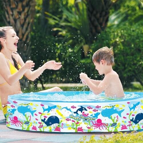 120/150CM Children hard pool Bathing Tub Baby Kid Home Outdoor Large Swimming Pool Inflatable Square Swimming Pool Childrens s