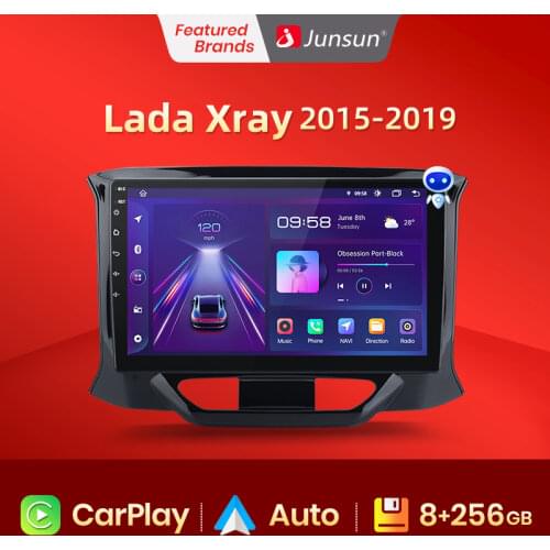 Junsun V1 2G+32G Android 10 DSP For Lada X ray Xray 2015-2019 Car Radio Multimedia Video Player 2020 Navigation GPS 2 din dvd