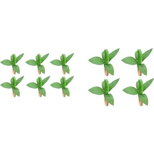 Simulation Chili Plant Napkin Ring Green Pepper Buckle for Wedding, Dinner Party, Xmas, Thanksgiving, Birthday