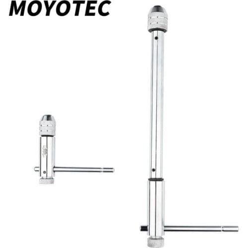 MOYOTEC Ratchet Tapping Wrench M3-M8 T-type Extension Reamer Tap Positive and Negative Adjustable Screw Tap