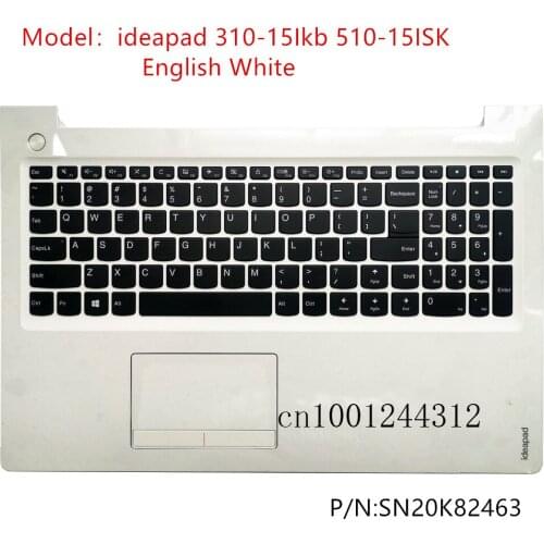 New Replacement For Lenovo ideapad 310-15Ikb 510-15ISK Palmrest Upper Case Keyboard Bezel Cover SN20K82463
