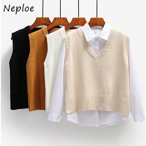 Neploe 2021 New Spring Autumn Preppy Style Student Tops Turn-down Collar Long Sleeve White Shirts Women Bottoming Casual Blouse