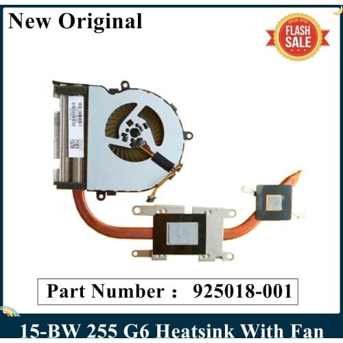 LSC NEW For HP 15-BW 255 G6 Laptop Cooling Heatsink Fan Radiator TPN-C129 TPN-C130 925018-001