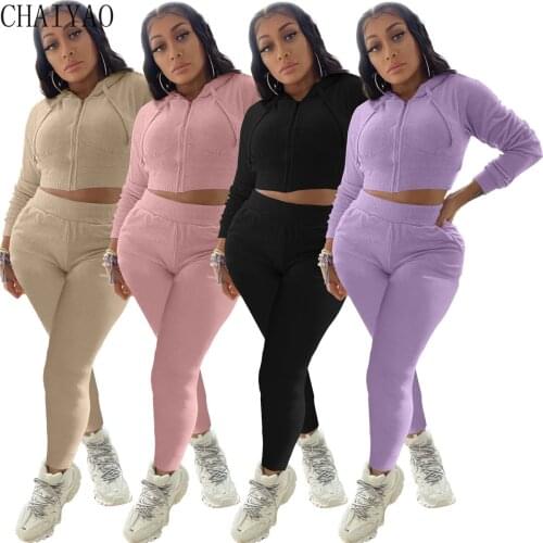 Wholesale Items Plus Size Summer Women Fashion Casual Slim Fit with Hood Collar Solid Color Two-piece Suit