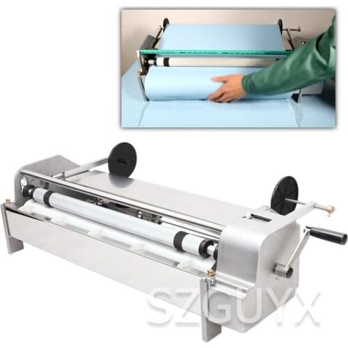 Portable aluminum alloy stainless steel hand-cranked wallpaper glue machine glue machine wallpapering tooL