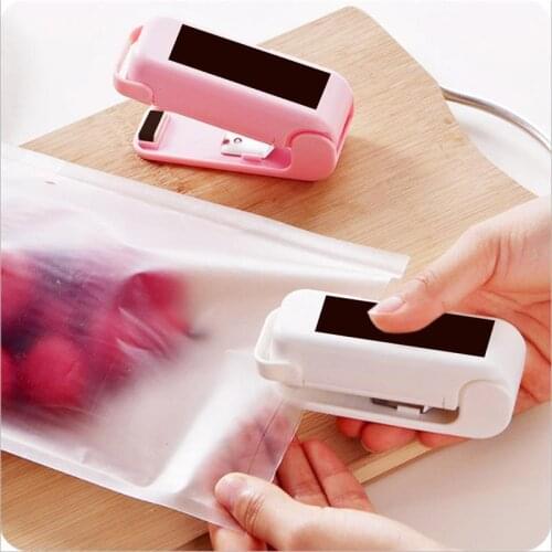 Portable Heat Sealer Plastic Package Storage Bag Mini Sealing Machine for Food Snack Kitchen Accessory