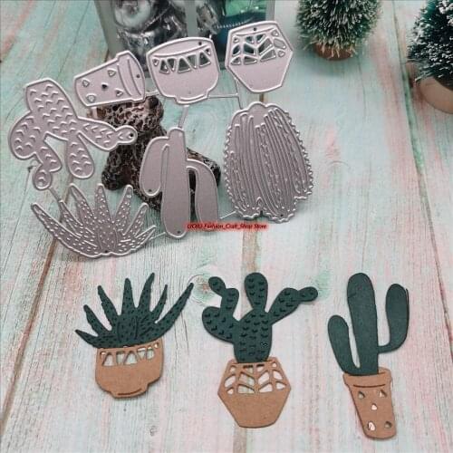 Cactus dies new 2021 cutting dies for DIY Scrapbooking Embossing Cards Tool Decorative Crafts Die Cuts
