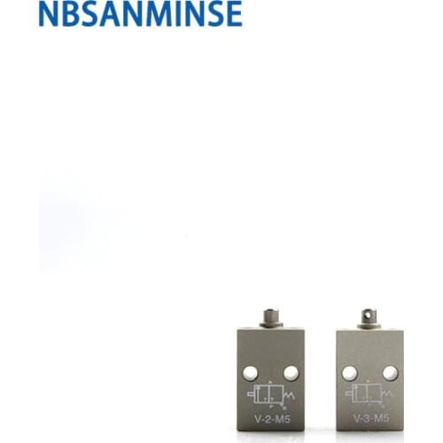 V-2-M5 V-3-M5 2/2 2/3 way Mechnical valve FESTO AIRTAC SMC air valve automation production line NBSANMINSE