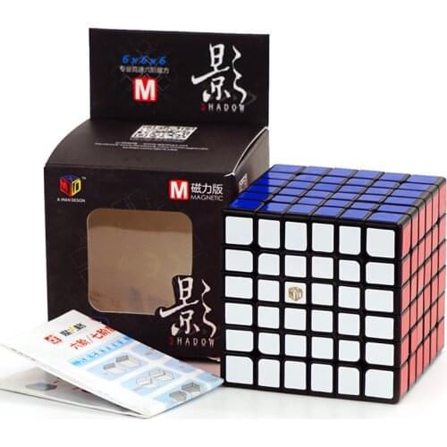 Qiyi X-MAN Shadow M 6x6x6Layer Magnetic Speed Cube Magic Cube XMD Shadow Mofangge Magic Cube Puzzle Toys For Children